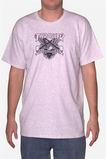 Thrasher Eagleram T-shirt - Ash Grey